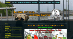 Desktop Screenshot of liepajadogs.net